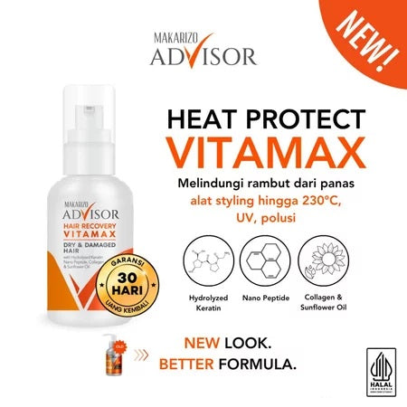 MAKARIZO ADVISOR Hair Protection Keratin | Recovery Vitamax | Hair Tonic | Daily Professional Conditioner (SG)