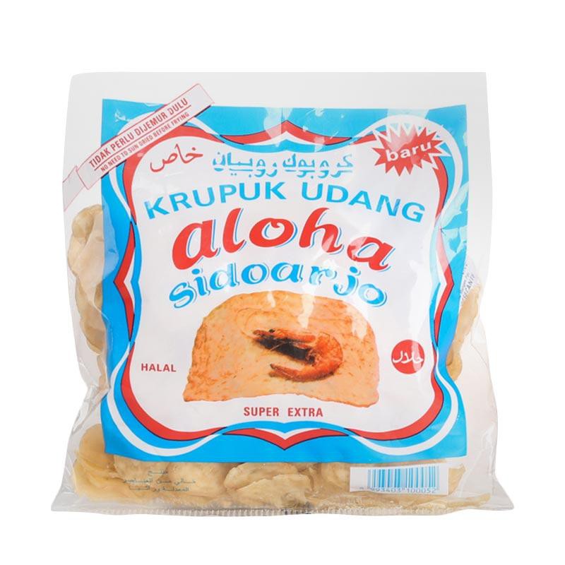 Kerupuk Krupuk Keropok Udang Bawang Aloha | Finna | Siok Premium Crackers Quality (SG)