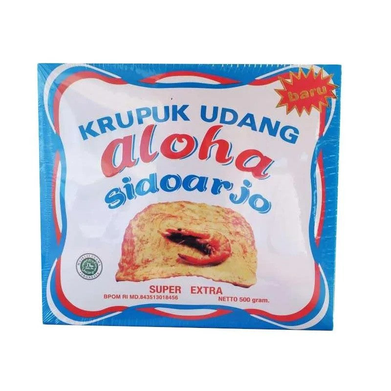 Kerupuk Krupuk Keropok Udang Bawang Aloha | Finna | Siok Premium Crackers Quality (SG)