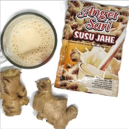 ANGET SARI varian susu jahe and wedang jahe per BOX contain 5 sachets (SG)