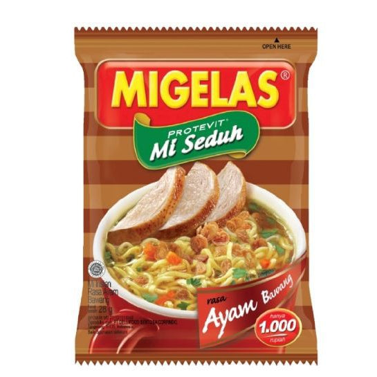 MIE MI GELAS 30g (1 Light Contents 10pcs) So Yummy migelas (SG)
