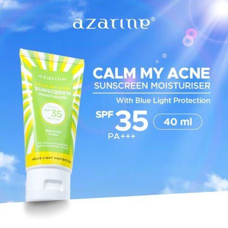 AZARINE - Calm My Acne Sunscreen Moisturiser SPF35 PA+++ 40ml (SG)