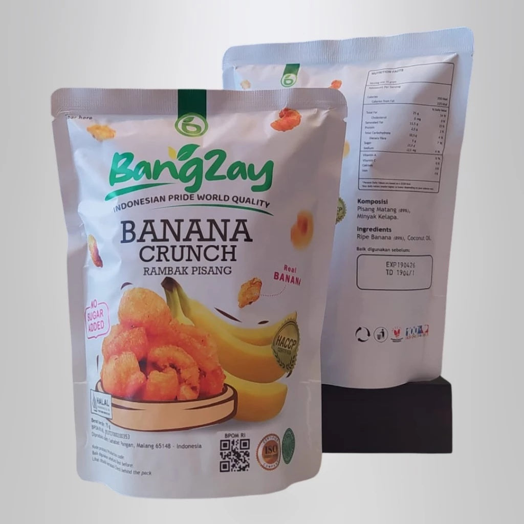 BANGZAY Fruit & Vegetable Crunch | KERIPIK BUAH DAN SAYUR BANGZAY | Authentic Original Indonesian Crispy Snack (SG)