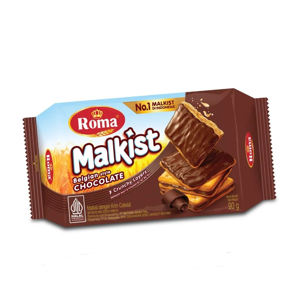 Bundle ROMA MALKIST Crackers Biskuit per PACK contain 6 pcs (SG)
