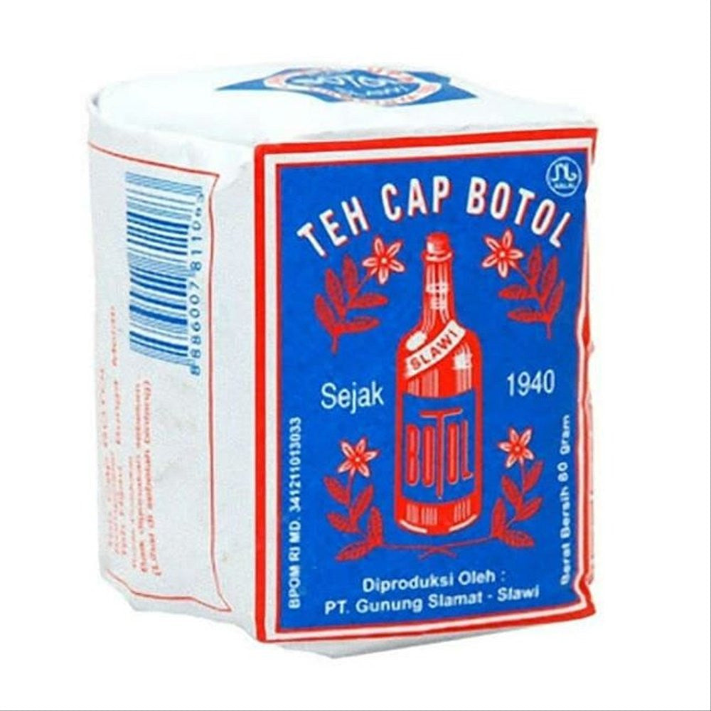 Cap Botol Jasmine Tea Loose Leaf - Teh Seduh - BLUE - GREEN - MELATI - 40 gr  (SG)