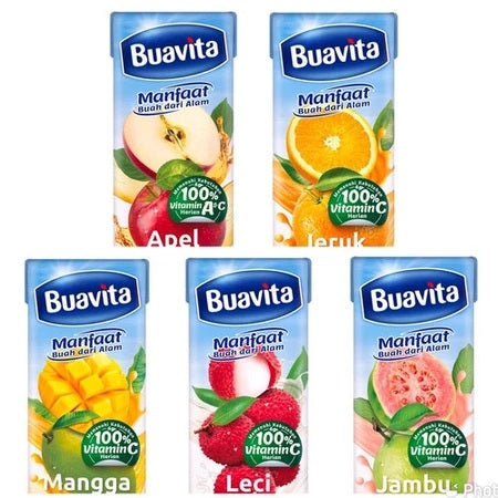 Buavita BUNDLE CTN 24PCSX245ML All Varian - Jus Minuman Drink (SG)
