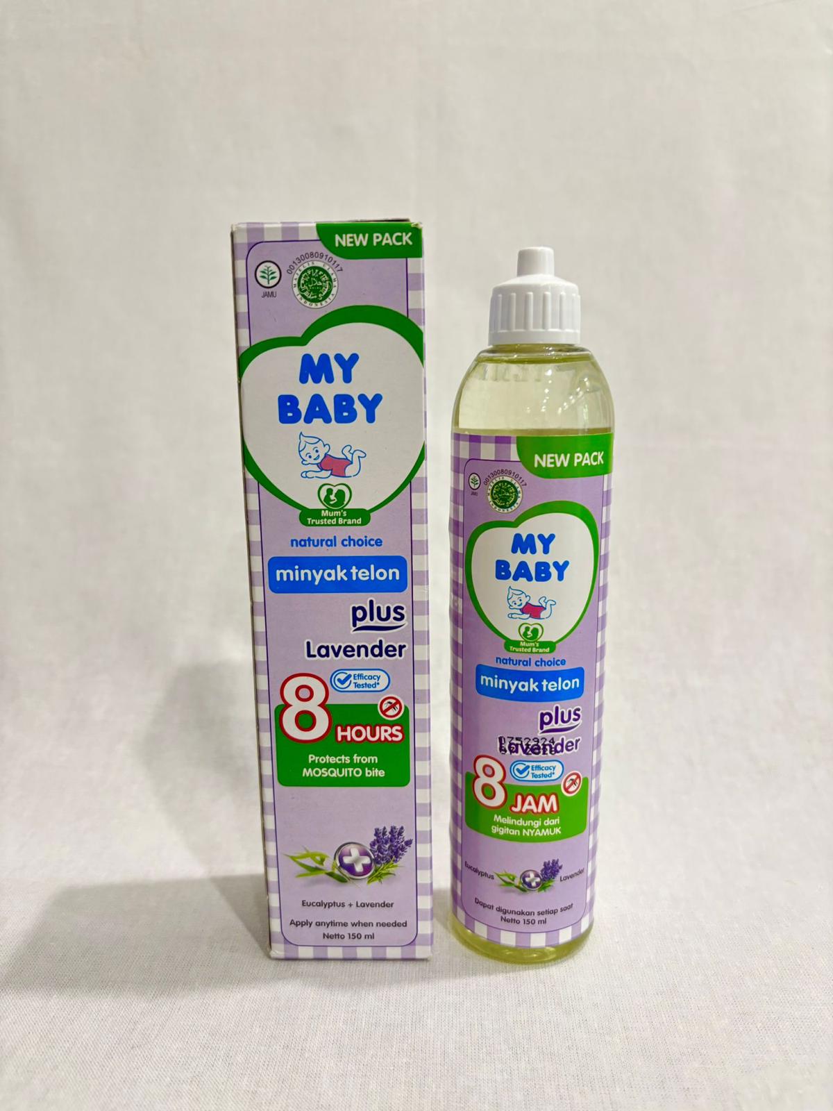 SG Bundle 1/3/6 Minyak Telon Oil My Baby Plus Lavender 8 Hours mybaby minyaktelon (SG)