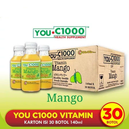 You C1000 140 ml or 500 ml - VITAMIN C 1000 Drink Lemon, Orange BUNDLE per CTN (SG)