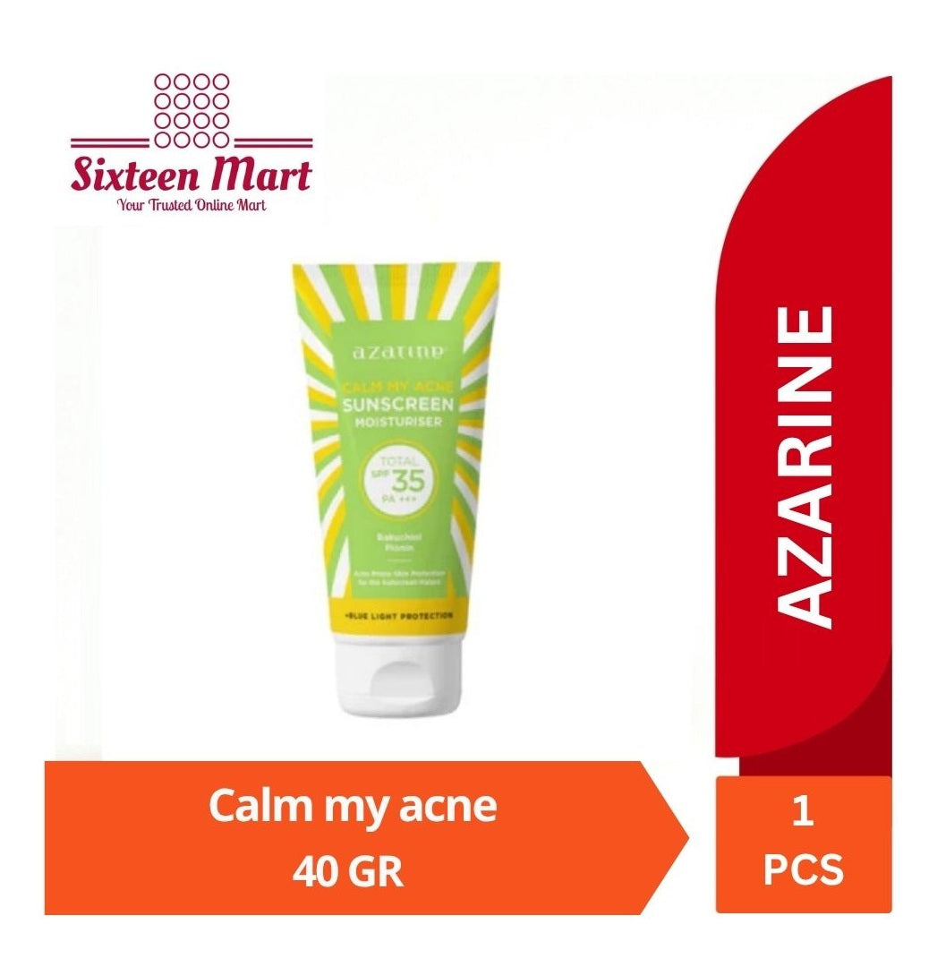 AZARINE - Calm My Acne Sunscreen Moisturiser SPF35 PA+++ 40ml (SG)
