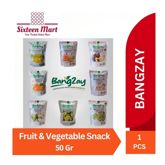 BANGZAY Fruit & Vegetable Crunch | KERIPIK BUAH DAN SAYUR BANGZAY | Authentic Original Indonesian Crispy Snack (SG)