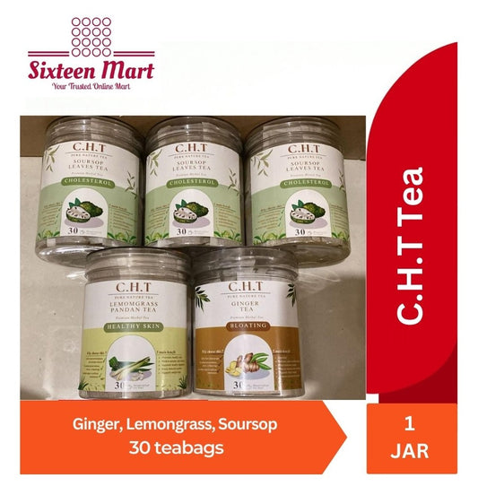 Teh CHT Pure Nature Tea | Ginger Tea | Lemongrass Pandan Tea | Soursop Leaves Tea (SG)