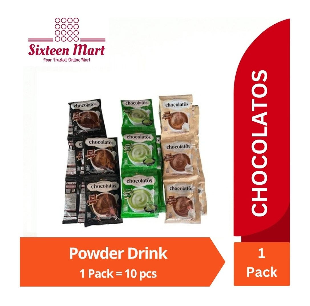 CHOCOLATOS DRINK Best Varian Flavour per pack isi 10 sachet (SG)