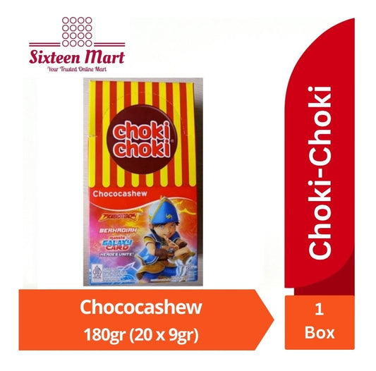 Choki Choki Chococashew 180gr per BOX (20 pcs x 9gr) (SG)