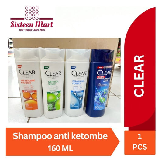CLEAR Shampoo Anti Ketombe & Rontok All Best Varian 160ML (SG)