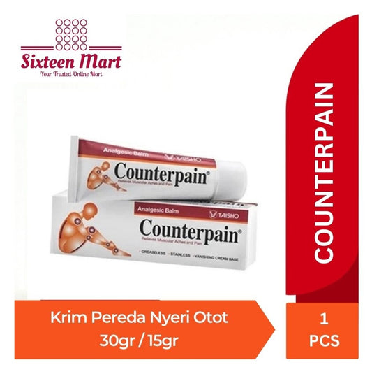 COUNTERPAIN Krim Pereda Nyeri Otot & Sendi dan Keseleo (SG)
