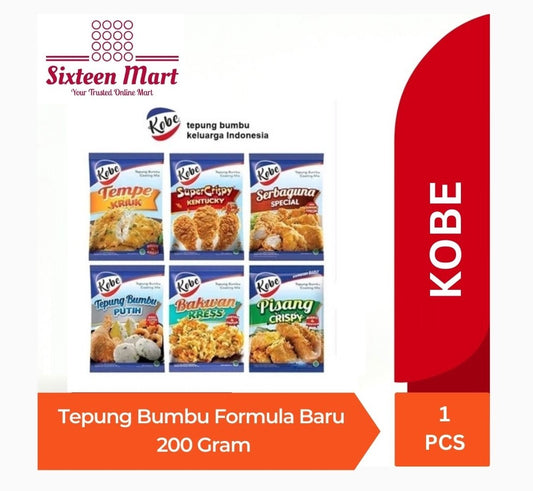 Kobe Tepung Tempe Kriuk Bakwan Kress 200 gr Bumbu Masak Instan Renyah (SG)