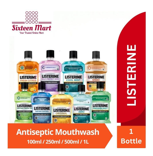 LISTERINE Antiseptic Mouthwash 100ML / 250ML / 500ML / 1 Liter (SG)