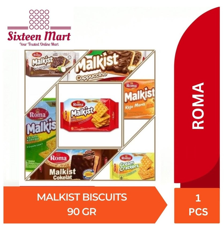 ROMA MALKIST Crackers Biskuit 90GR OR 105GR (SG)