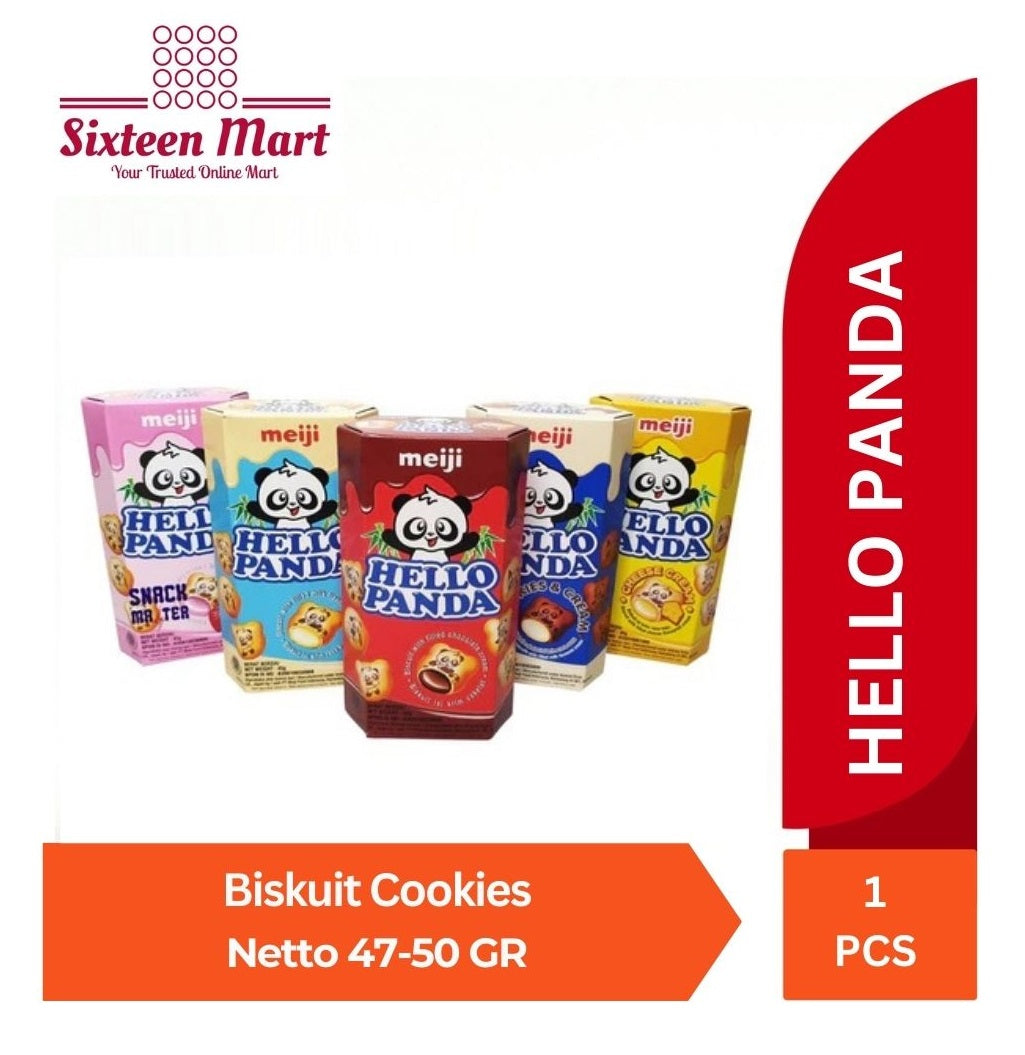 Meiji Hello Panda Cream Filled Biscuits Cookies (SG)