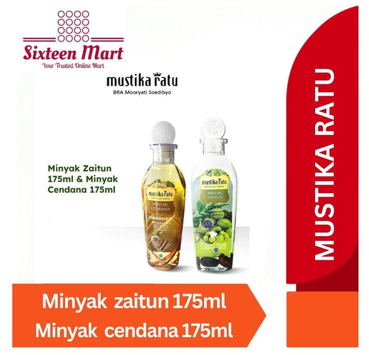MUSTIKA RATU Minyak Zaitun 175ml & Minyak Cendana 175ml (SG)
