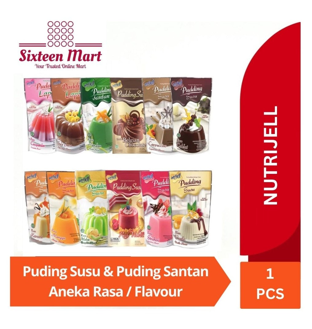 NUTRIJELL Pudding Susu dan Puding Santan All Best Variant Nutrijel (SG)