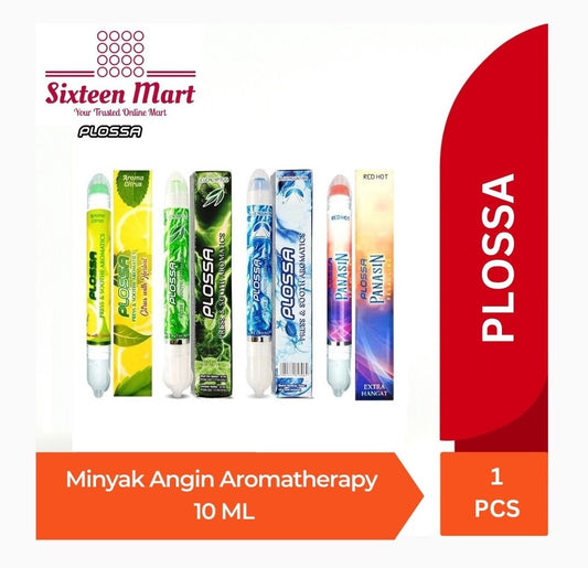 Plossa Minyak Angin Aromaterapi Inhaler 1 pack x 10ml OR 1 pack x 4ml (SG)