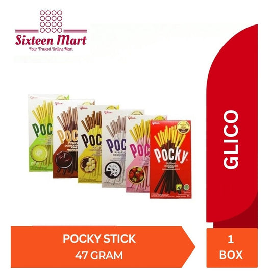 GLICO POCKY Stick Choco | Matcha | Double Choco 47GR (SG)