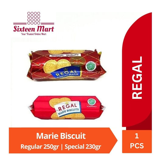 REGAL Biscuit Marie regular 250gr OR spesial quality 230gr (SG)