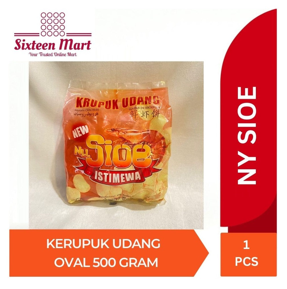 Ny SIOE Kerupuk Udang OVAL Prawn Crackers Istimewa (SG)