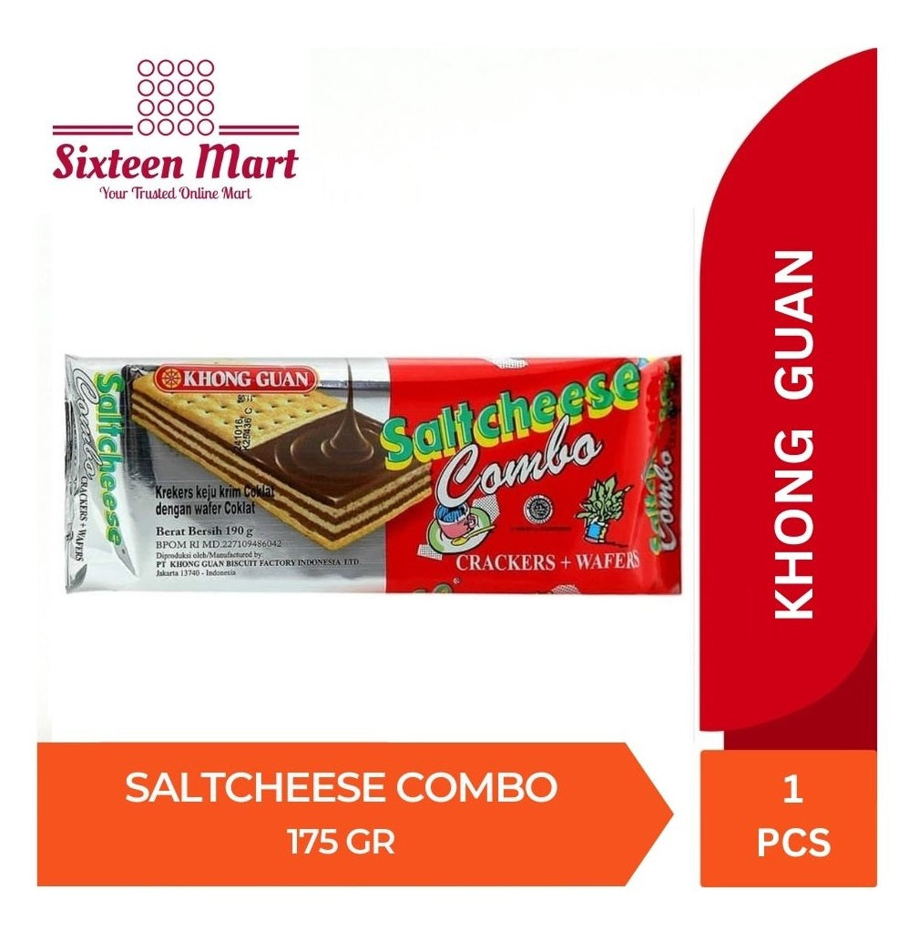 Biscuit KHONG GUAN SALTCHEESE COMBO 175 Gr (SG)