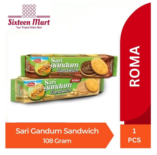 ROMA Sari Gandum Sandwich Biskuit 108 GR (SG)