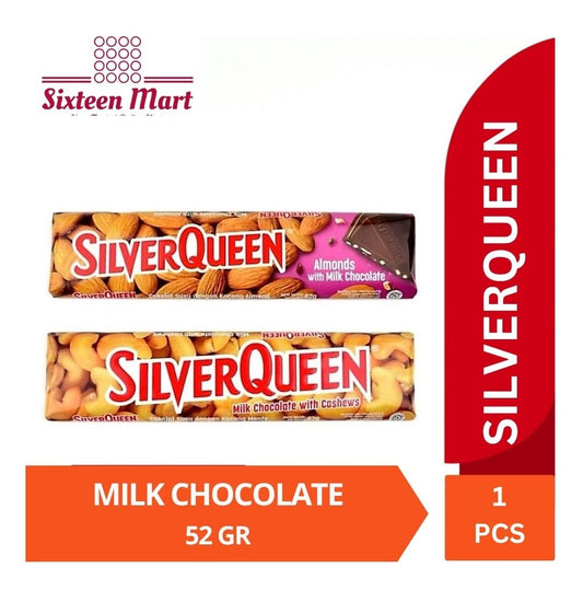 SILVERQUEEN Milk Chocolate - Silverqueen Almond & Cashew 52gr (SG)