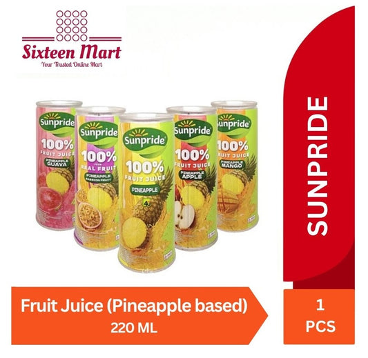 SUNPRIDE Fruit Juice - Pineapple Based Drink - 220 ml (SG)