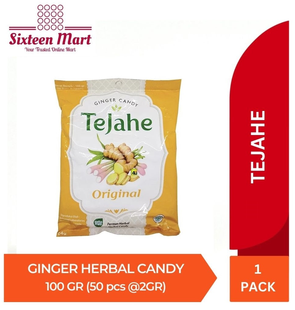 TEJAHE Ginger Candy Original Permen Herbal Jahe (SG)