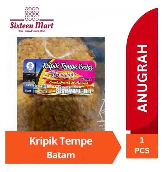 Keripik Tempe Kripik Tempeh Chips ANUGRAH Gurih dan Renyah (SG)