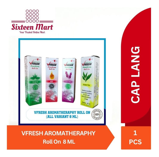 VFRESH Cap Lang FRESH Minyak Angin Aromatherapy Oil Roll 1 pack x 10ml (SG)