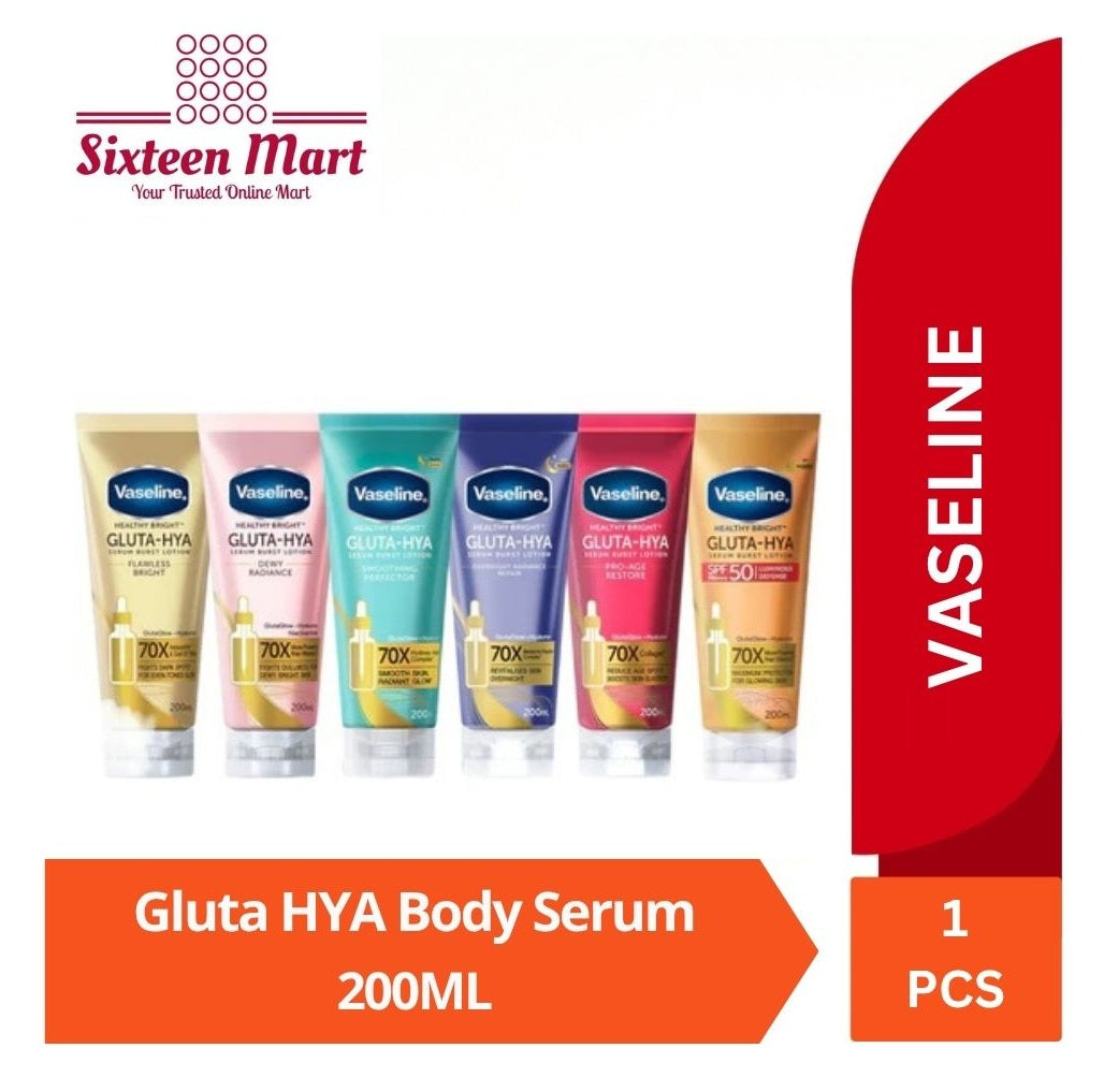 Vaseline Gluta HYA Body Serum Healthy Bright 200ML (SG)
