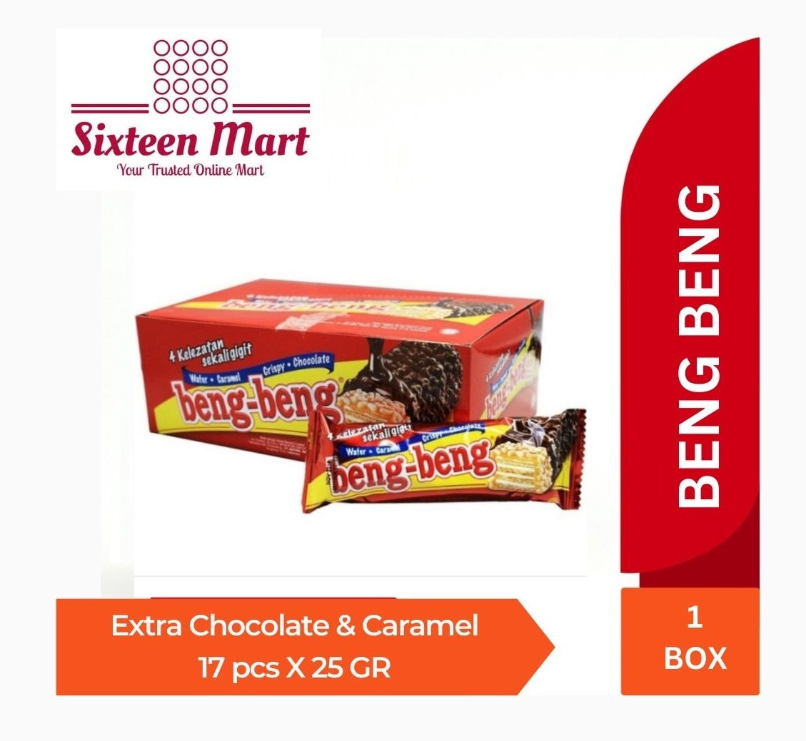 Beng Beng Wafer Extra Chocolate & Caramel 1 box | Beng Beng Maxx | bengbeng max | Share It | Kalpa (SG)