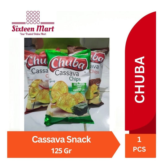 CHUBA Cassava Chips Balado Spicy / Barbeque BBQ / Seaweed Keripik Singkong 125 gram (SG)