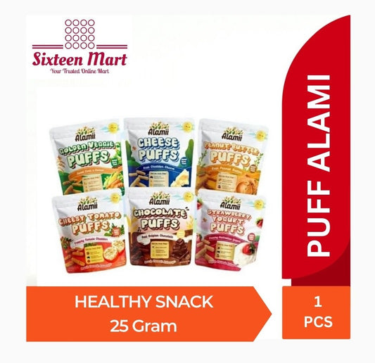 Healthy Snacks Alamii for kids | Alami Puffs | No MSG | No Colouring | No Preservatives (SG)