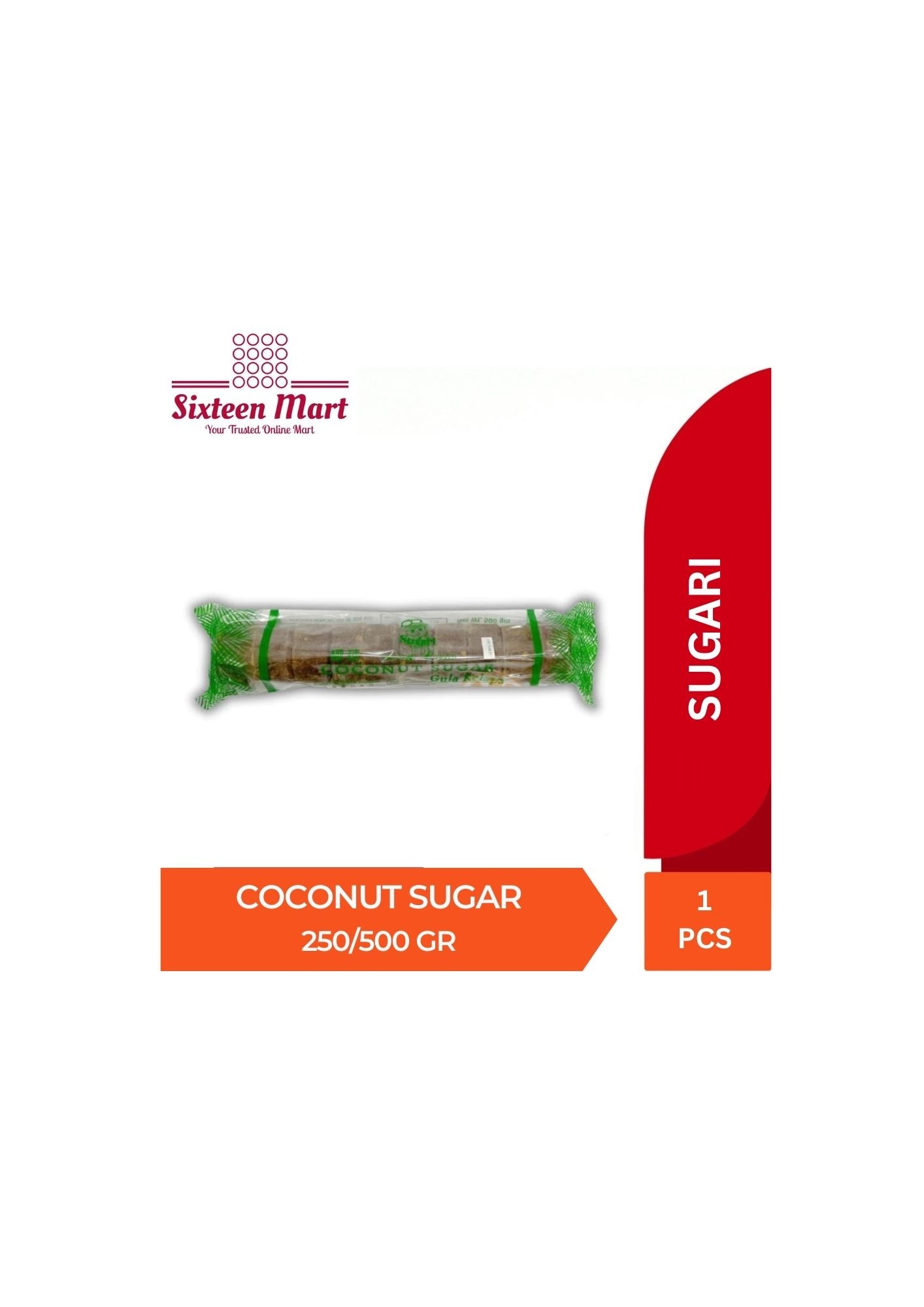 SUGARI Coconut Sugar 500 GR (SG)