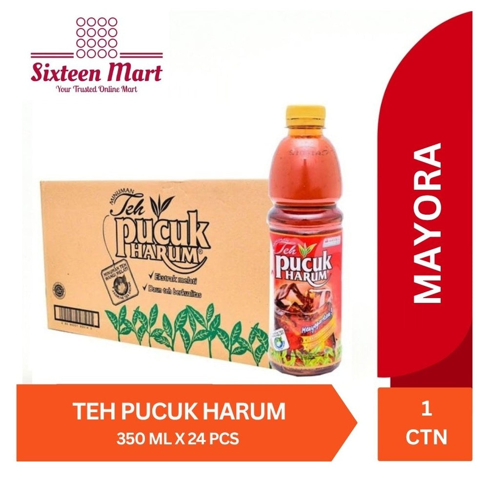 Bundle 1 CTN Teh Pucuk Harum Mayora Refreshing Tea Drink 350ml OR 500ml OR 1 Liter (SG)