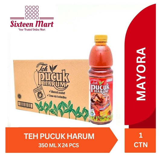 Bundle 1 CTN Teh Pucuk Harum Mayora Refreshing Tea Drink 350ml OR 500ml OR 1 Liter (SG)