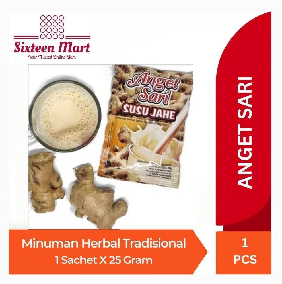 Anget Sari Susu & Wedang Jahe 1X25 Gram Minuman Tradisional & Herbal (SG)