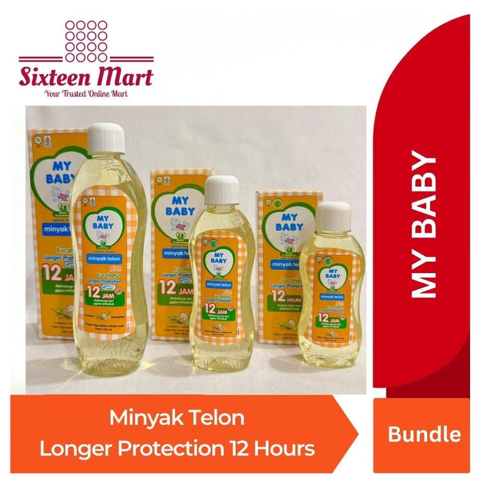 SG Bundle 1/3/6 Minyak Telon Oil My Baby Plus Longer Protection 12 Hours mybaby minyaktelon (SG)