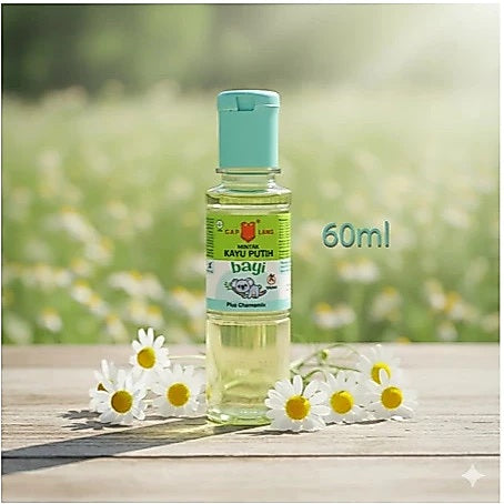 CAP Lang Minyak Kayu Putih Baby Lavender & Chamomile Plus Minyak Sereh 60ML (SG)