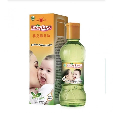 Cap Lang Minyak Telon Lang Natural 30ml 60ml 100ml (SG)