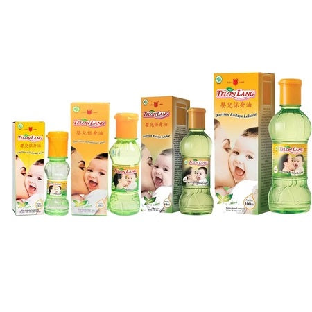 Cap Lang Minyak Telon Lang Natural 30ml 60ml 100ml (SG)