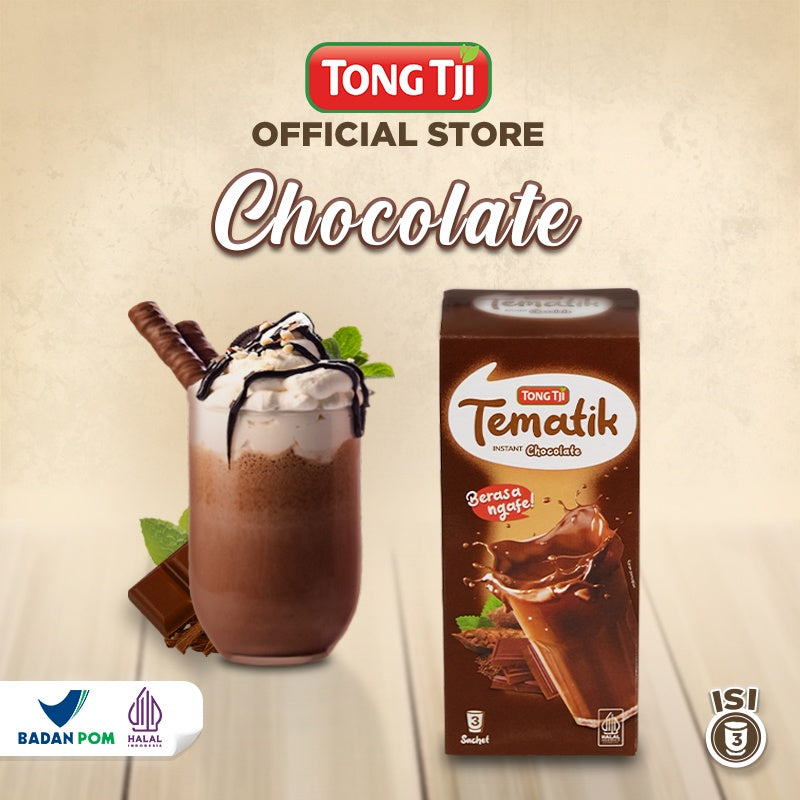 TONG TJI TEMATIK TEA Instant Drink 1 box x 3 sachets x 23 gram - Practical Instant Beverage (SG)