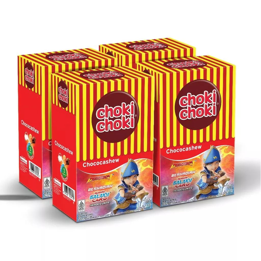 Choki Choki Chococashew 180gr per BOX (20 pcs x 9gr) (SG)